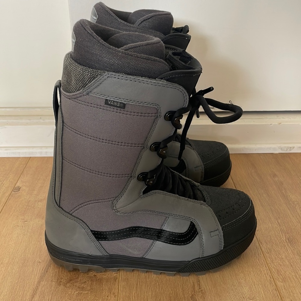 Vans Hi-Standard Pro Snowboard Boot - 2022 Gray Black - Excellent Condition